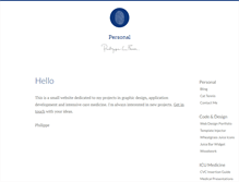 Tablet Screenshot of philippelefevre.com